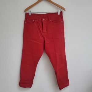 Levi Strauss & Co.Red Denim Jeans Size 31
